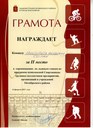 Поздравляем команду Института физики, занявшую II   место в соревнованиях по лыжным гонкам!